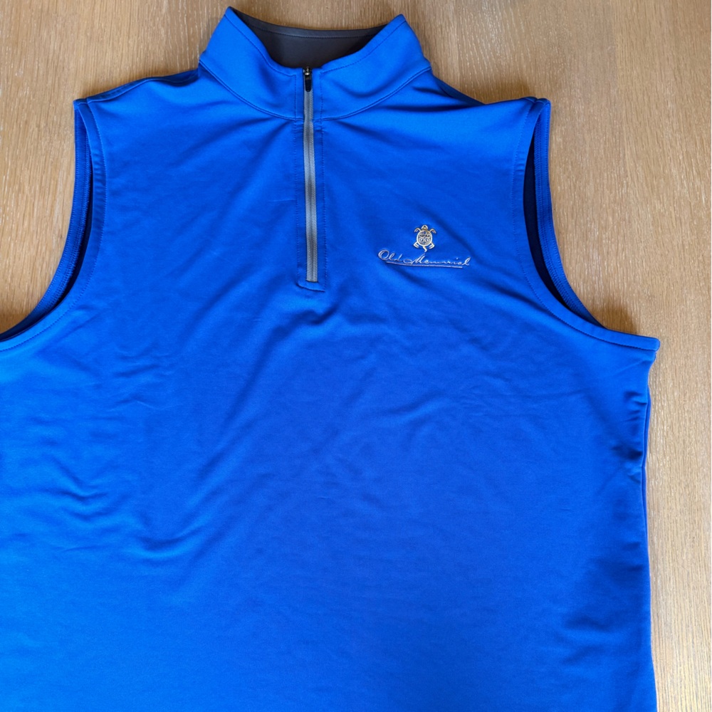 Peter Millar men’s qu zip vest Old Mermaid Golf Club